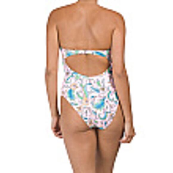 KIKI RIO NEW Lava Lamp Back V-neck One-piece Swimsuit Sz X-Large - Picture 4 of 8